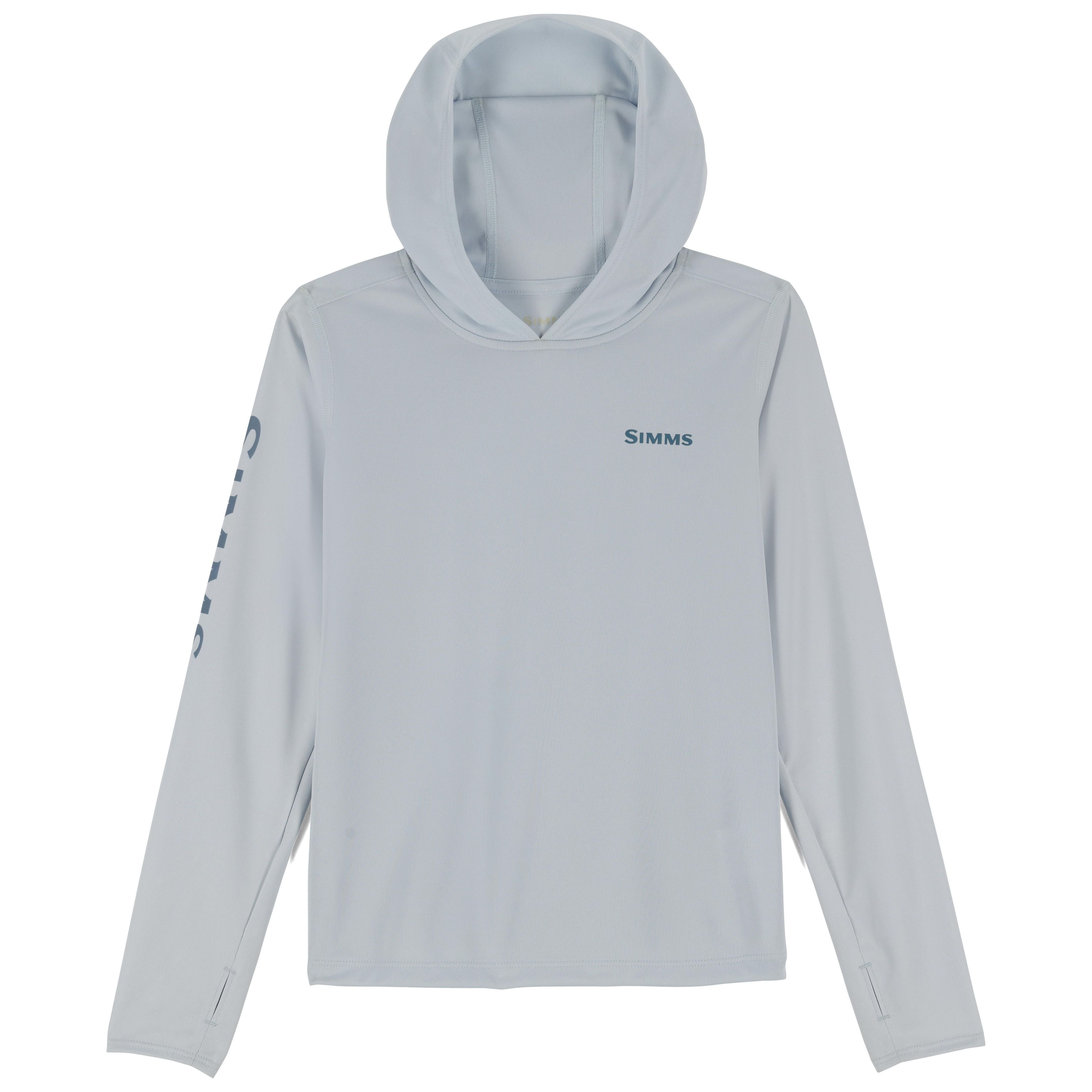 Simms Kid's Solar Tech Hoody Bimini Blue Image 01