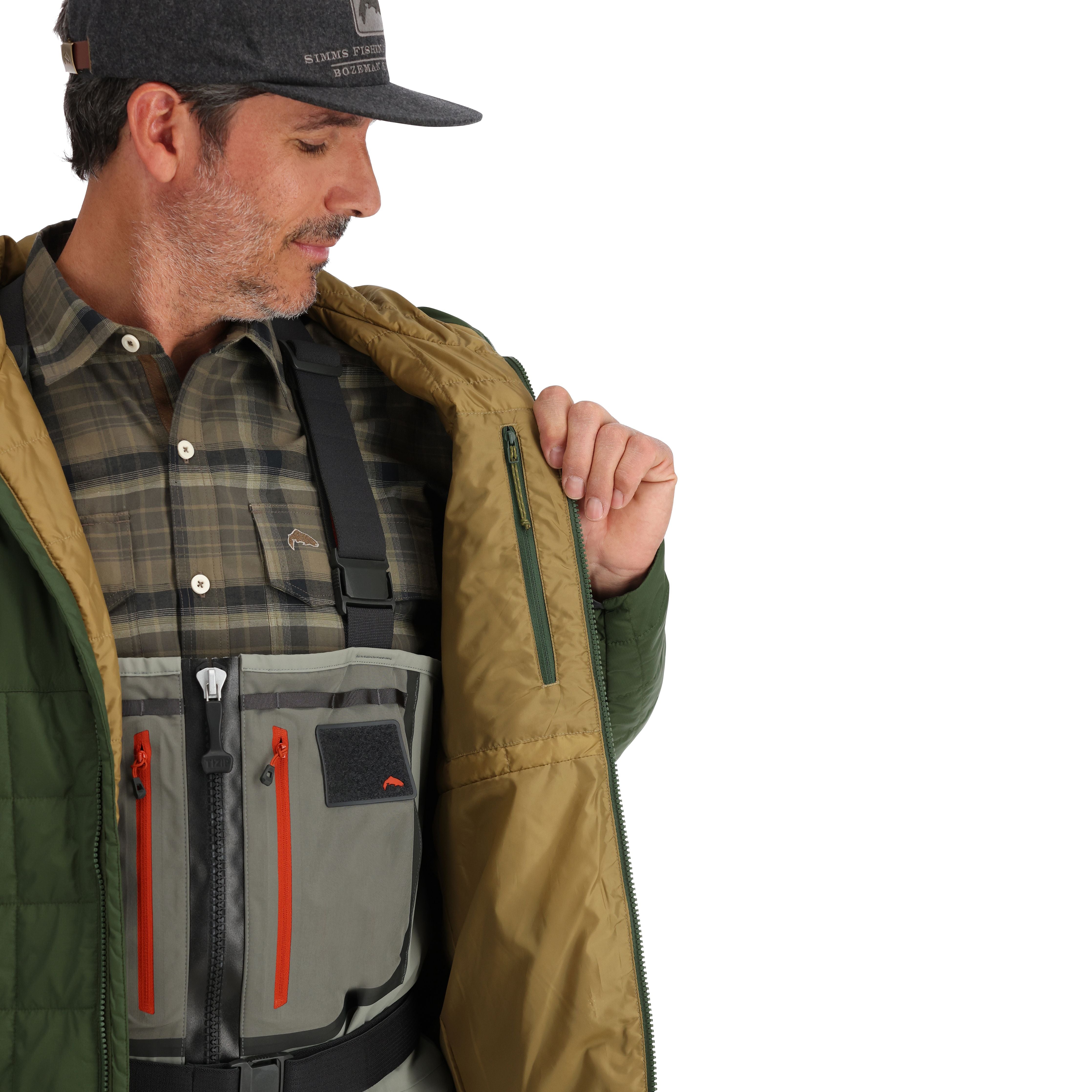 Simms Fall Run Insulated Hoody Riffle Green Image 06