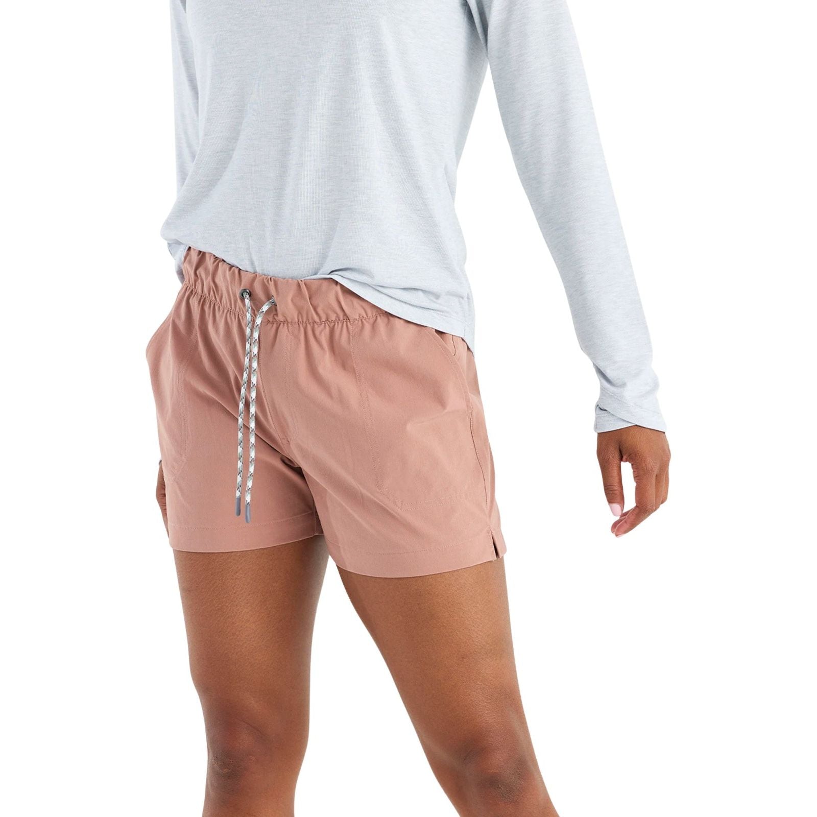 Free Fly Women's Latitude Short Light Sangria Image 01