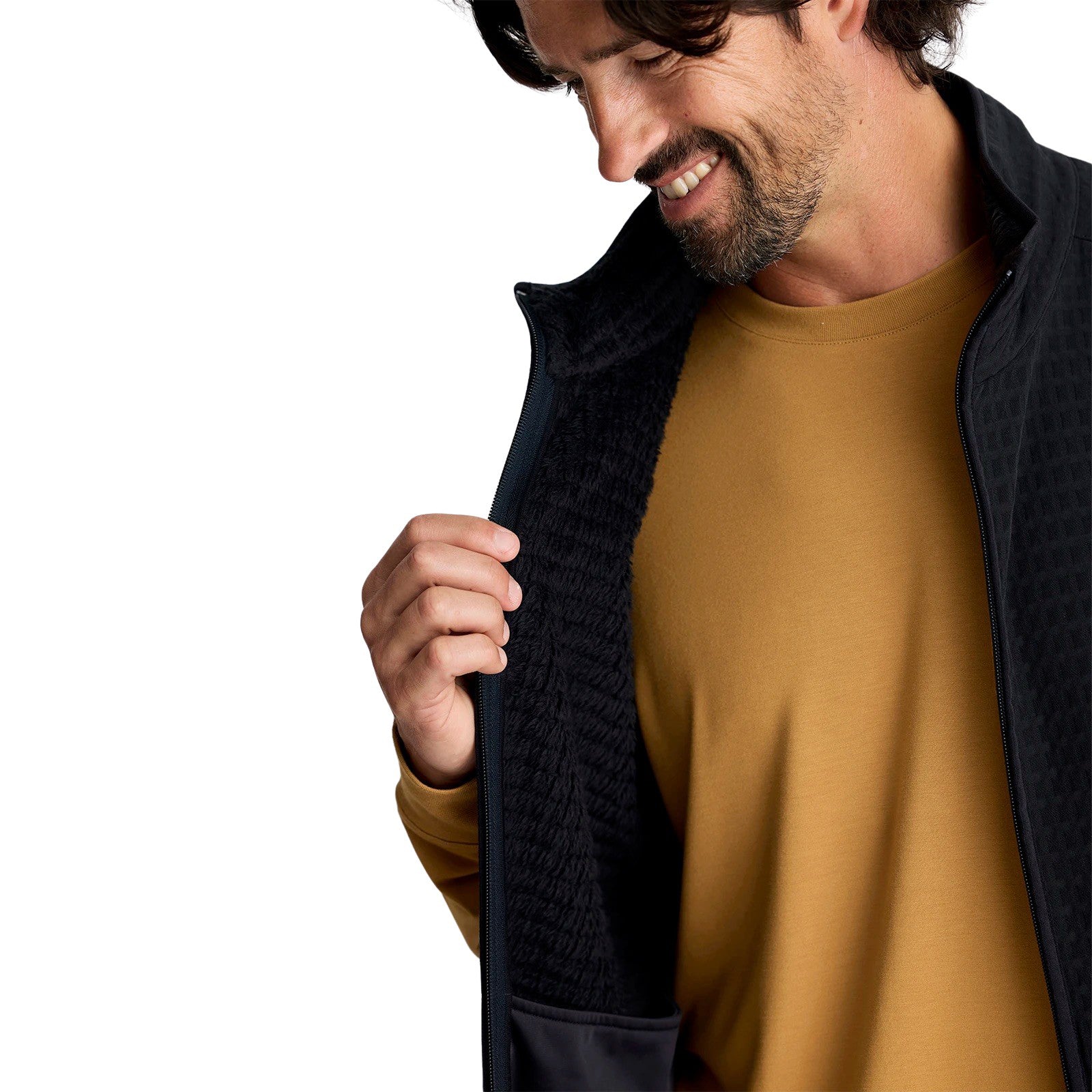 Free Fly Men's Gridback Fleece Vest Black Image 05