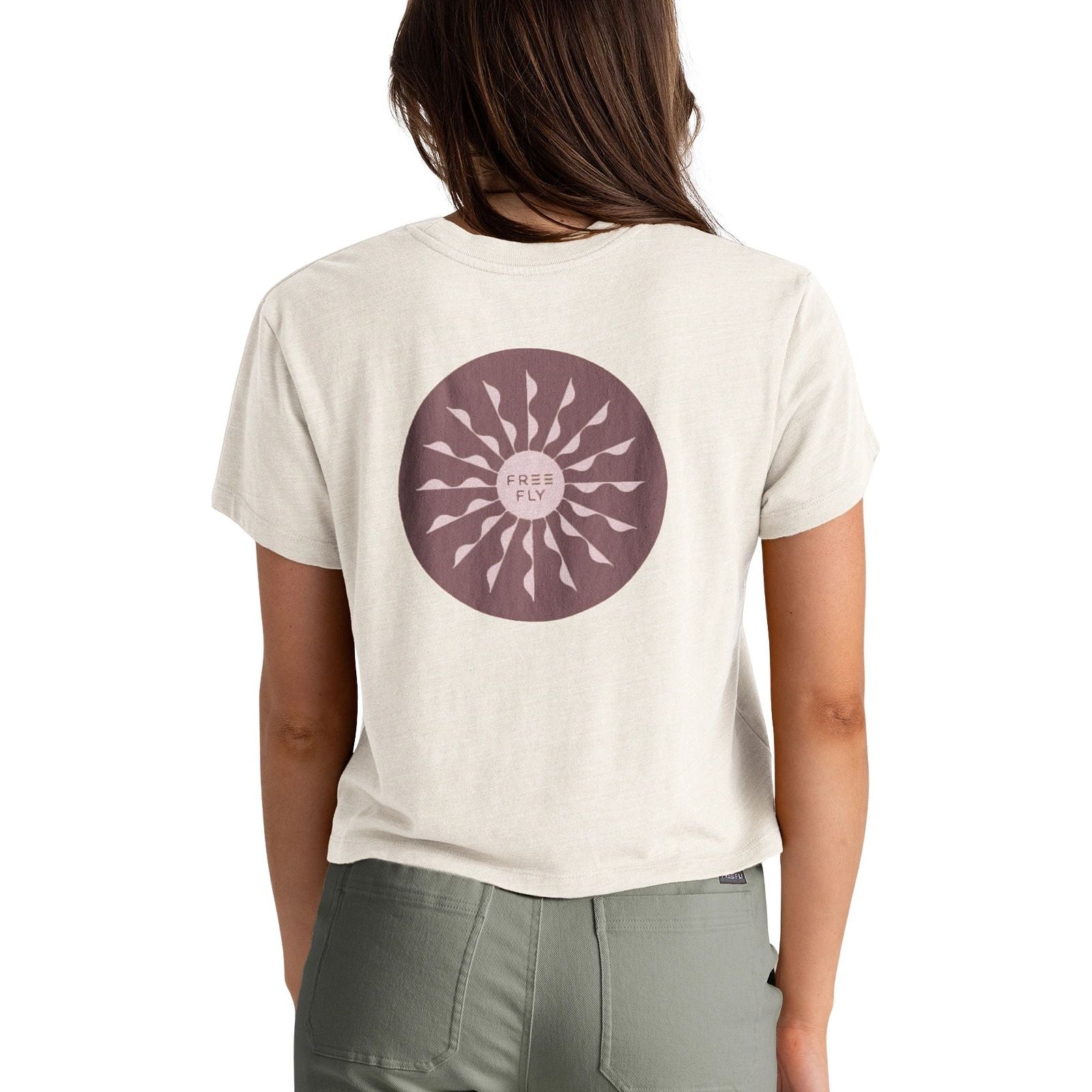 Free Fly Women's Sol Tee Heather Birch Image 01