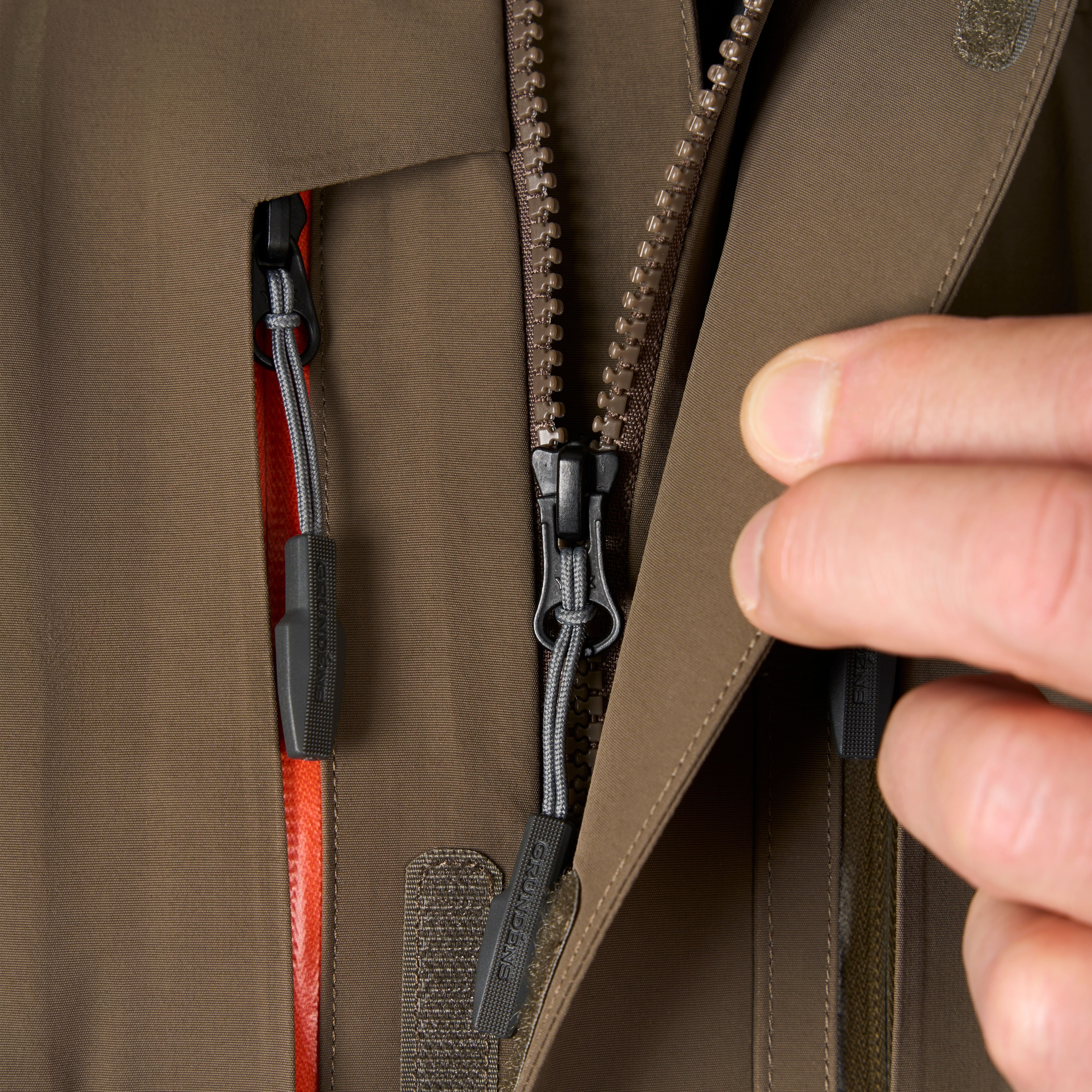 Grundens Vector Wading Jacket Otter Image 10