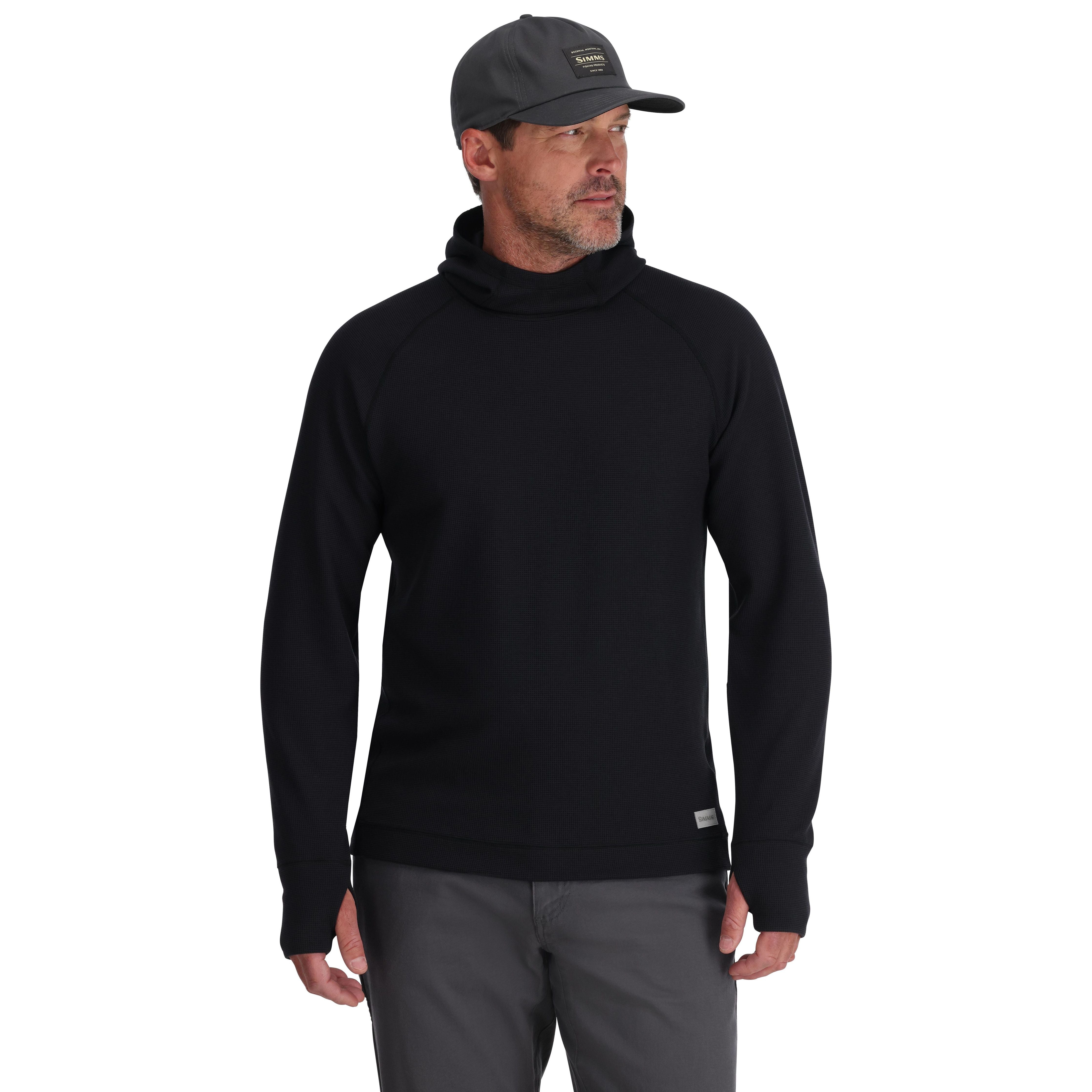 Simms Men's Highline Hoody Black Image 03