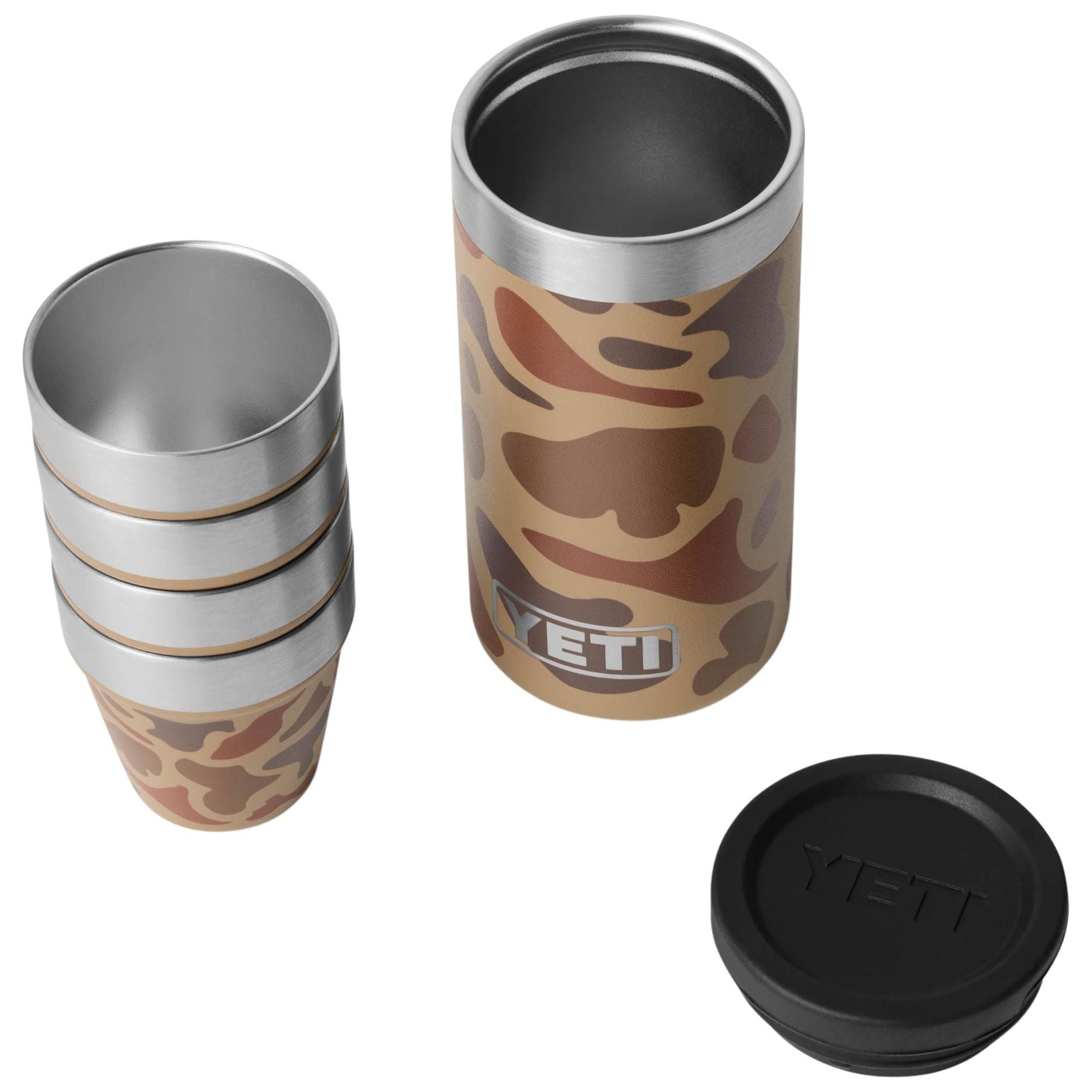 YETI Shot Glasses with Carrying Case Wetlands Camo Image 02
