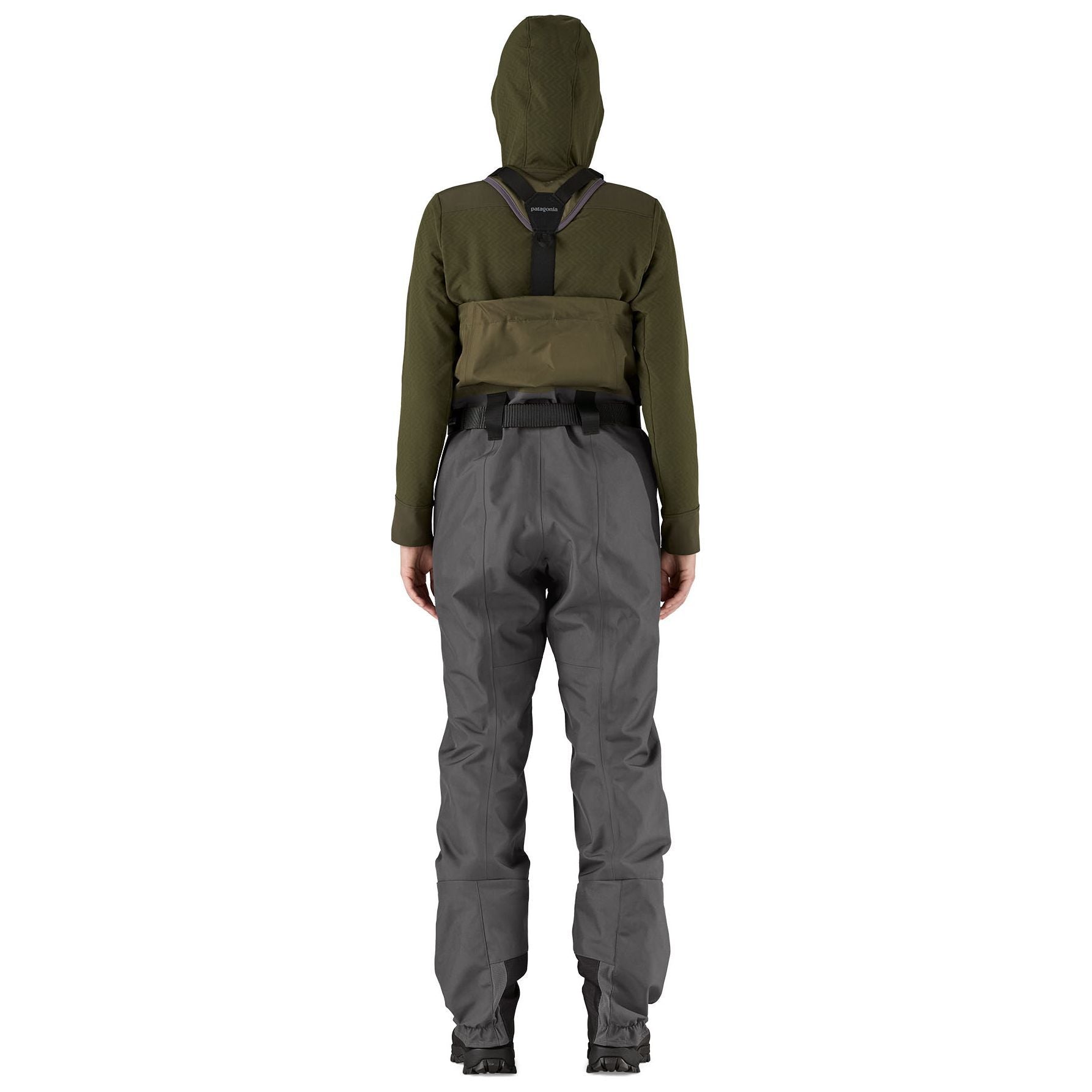 Patagonia Women's Swiftcurrent Expedition Zip Front Waders Basin Green