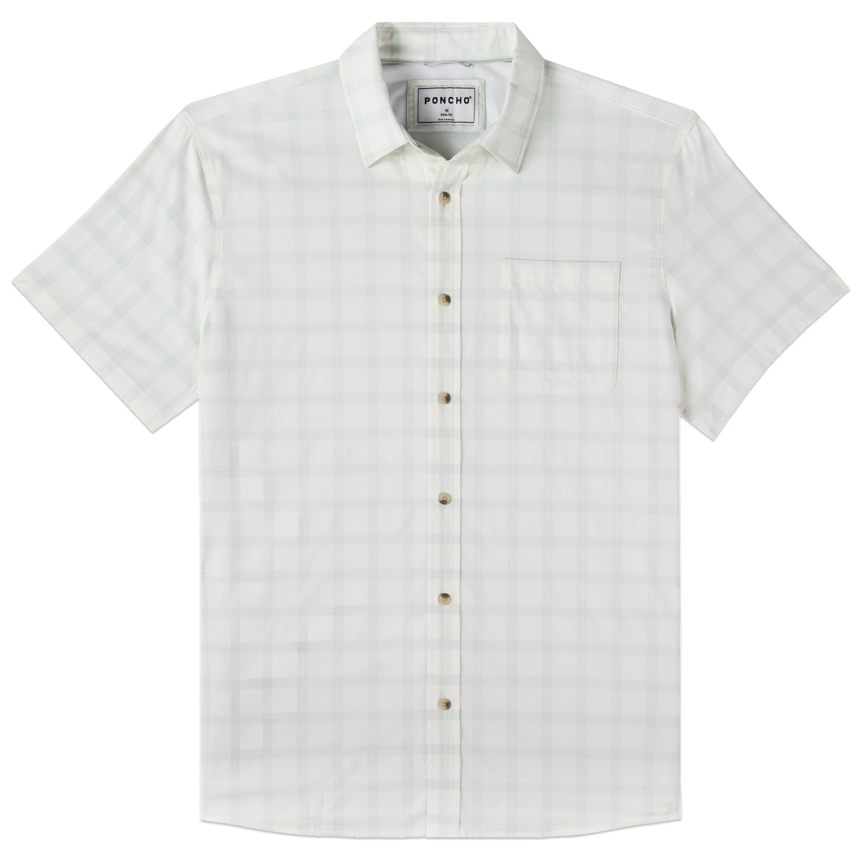 Pancho Men's The Amelia Pale Green Plaid Image 01