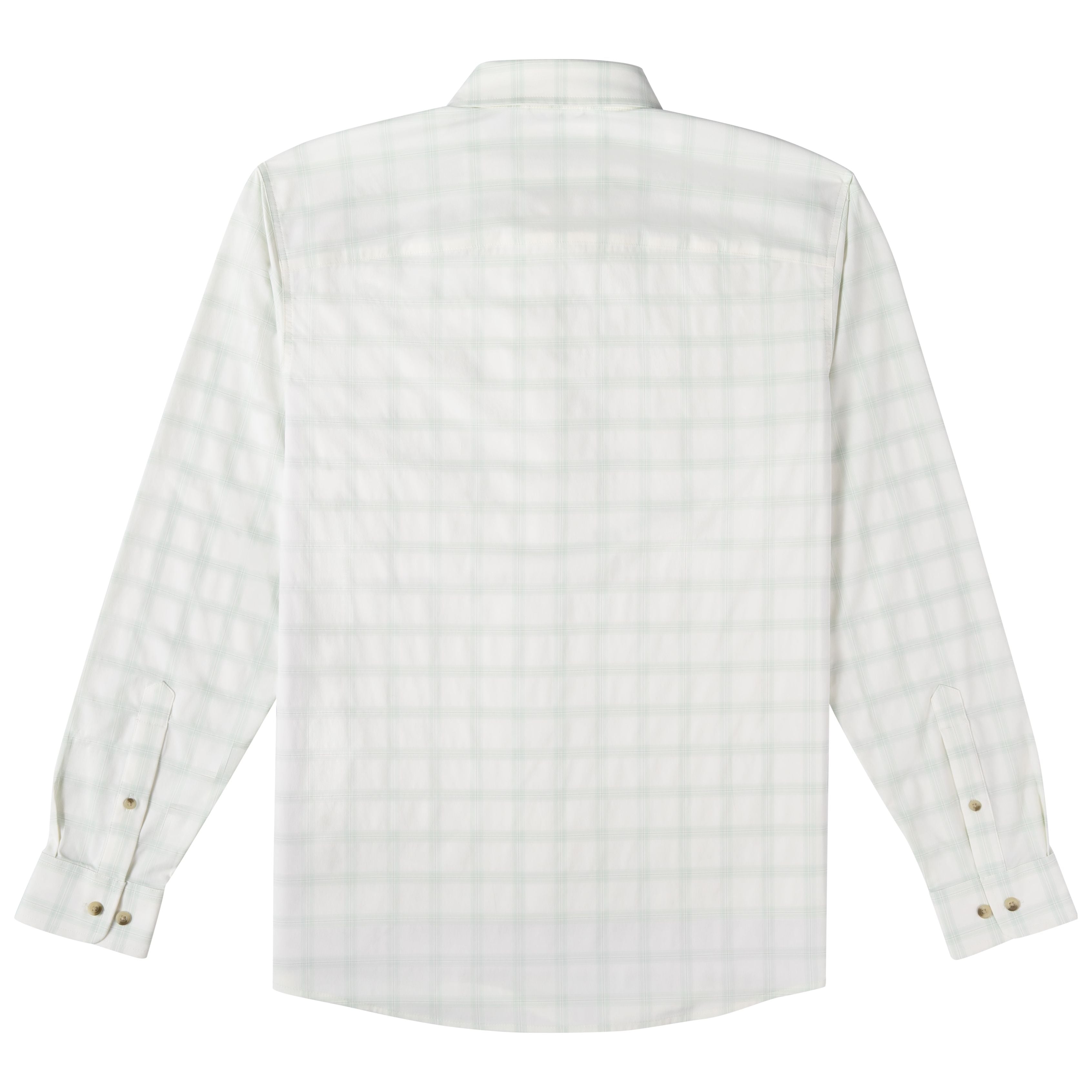 Poncho Men's The St. Simons Pale Green Plaid Image 02