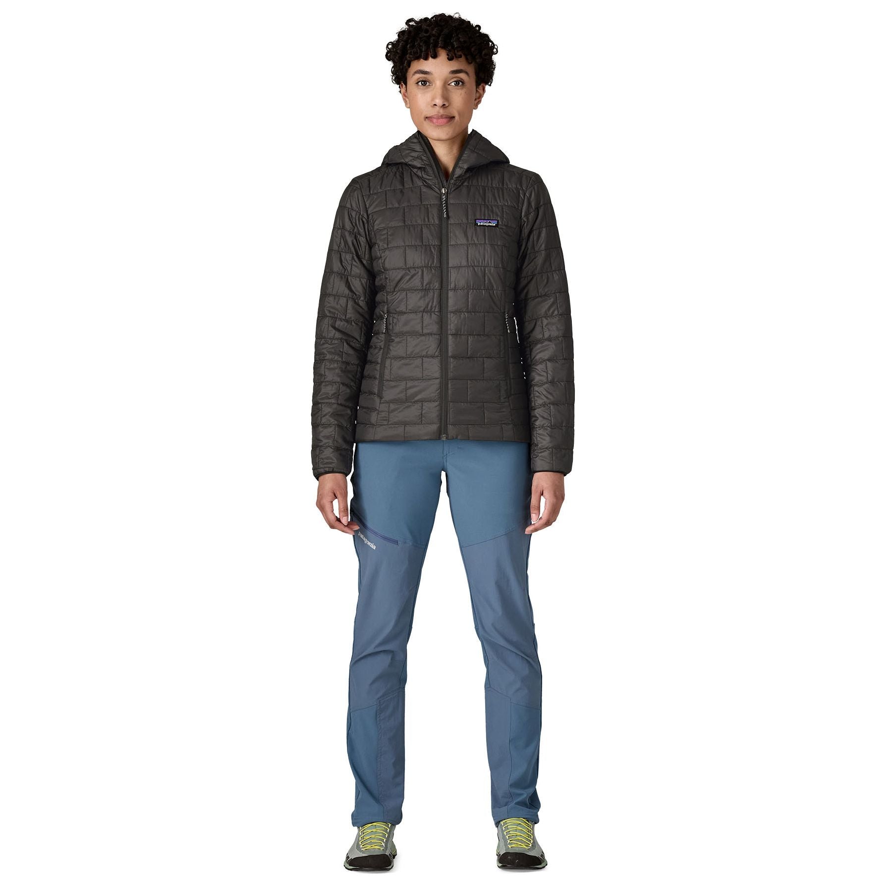 Patagonia Women's Nano Puff Hoody Black Image 02