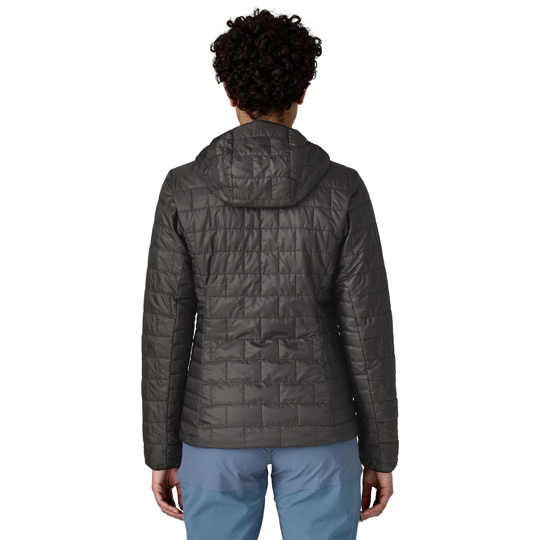 Patagonia Women's Nano Puff Hoody Black Image 05