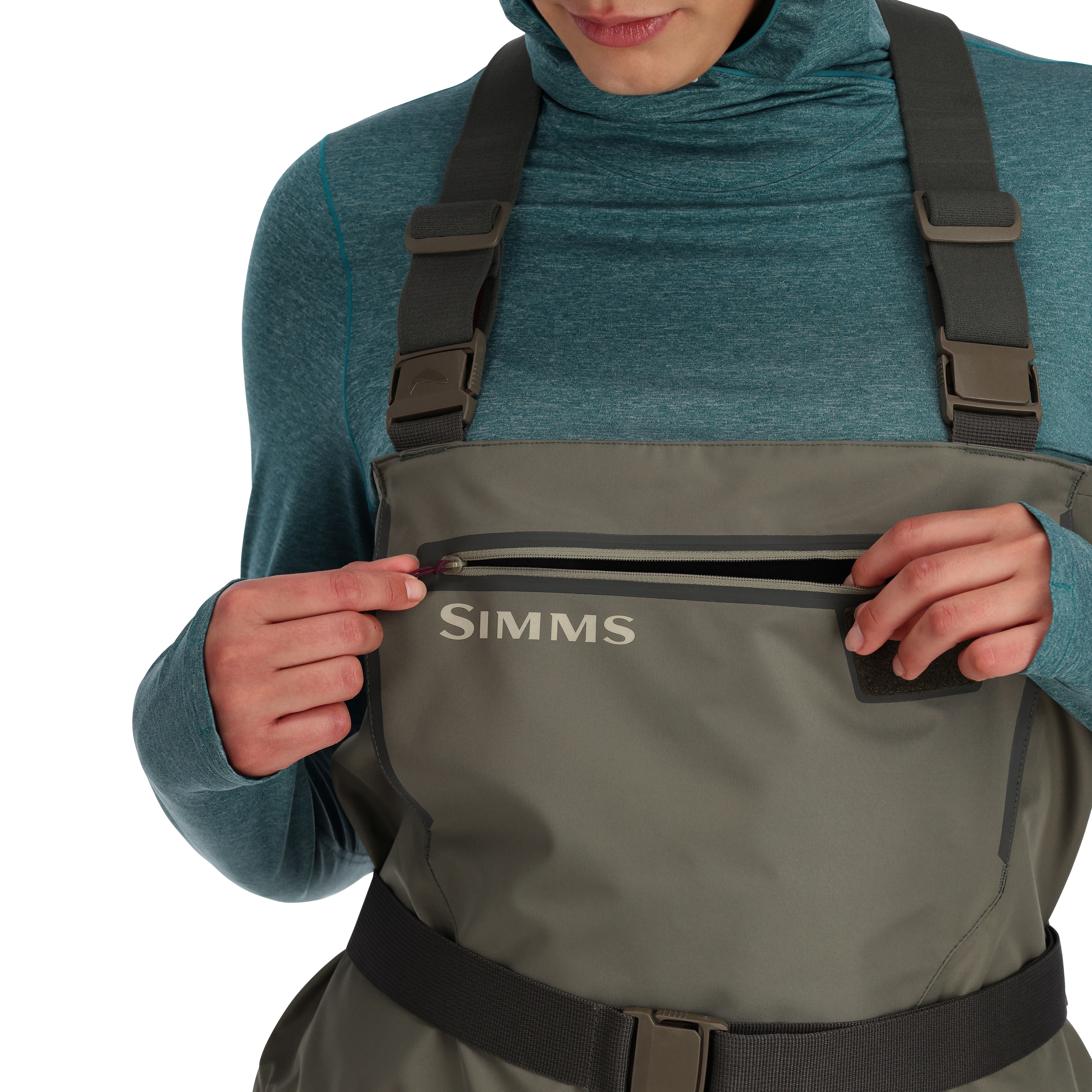 Simms Women's Tributary Stockingfoot Basalt Image 06