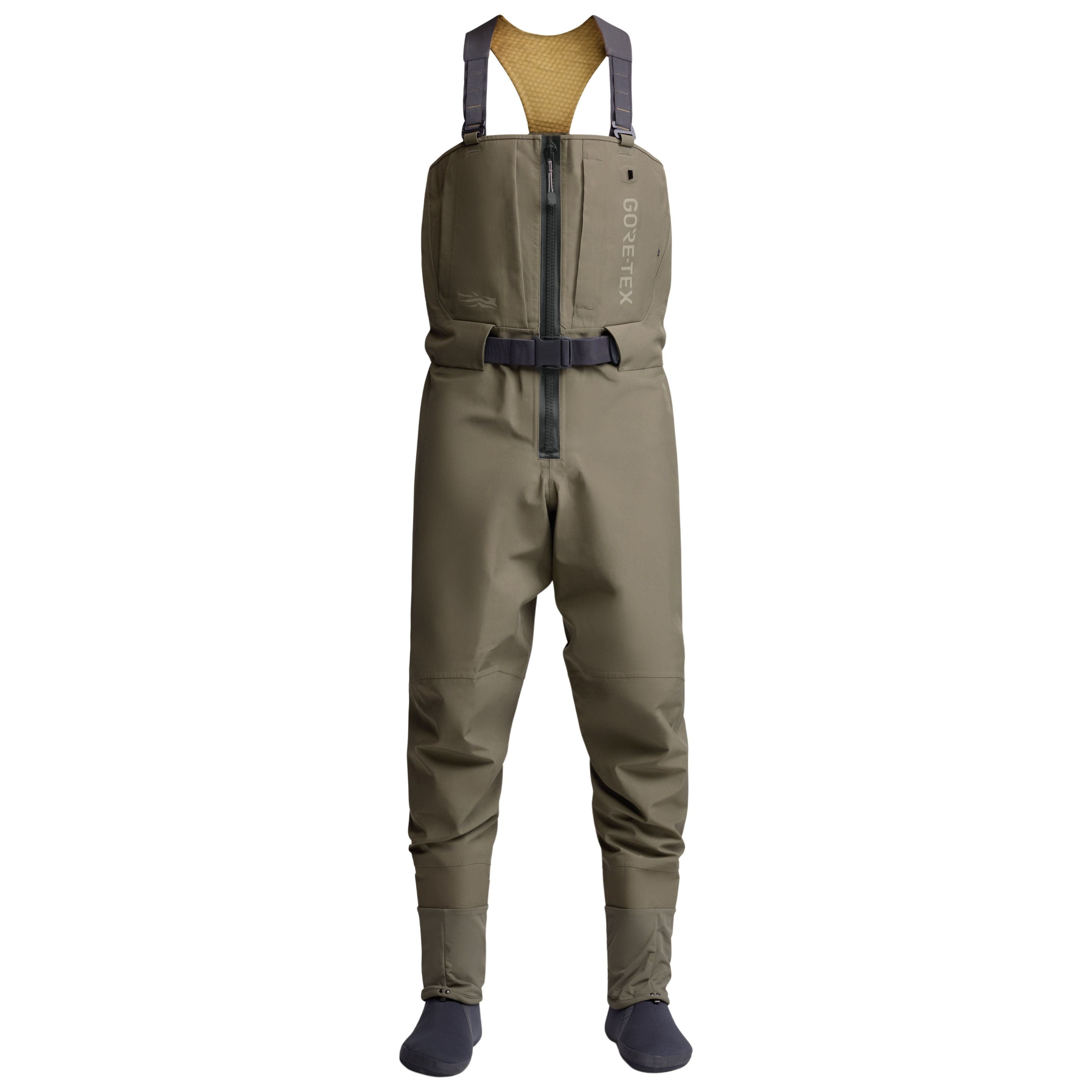 Sitka CrossCurrent Zip GTX Wader Bark Brown Image 01