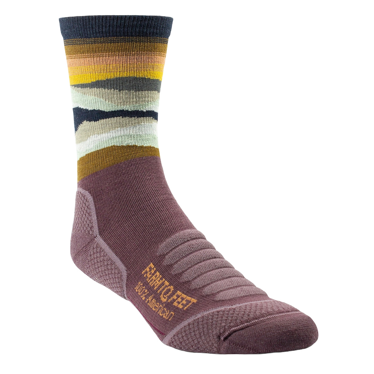 Farm to Feet American Trail Max Patch Light Targeted Cushion 3/4 Crew Sock