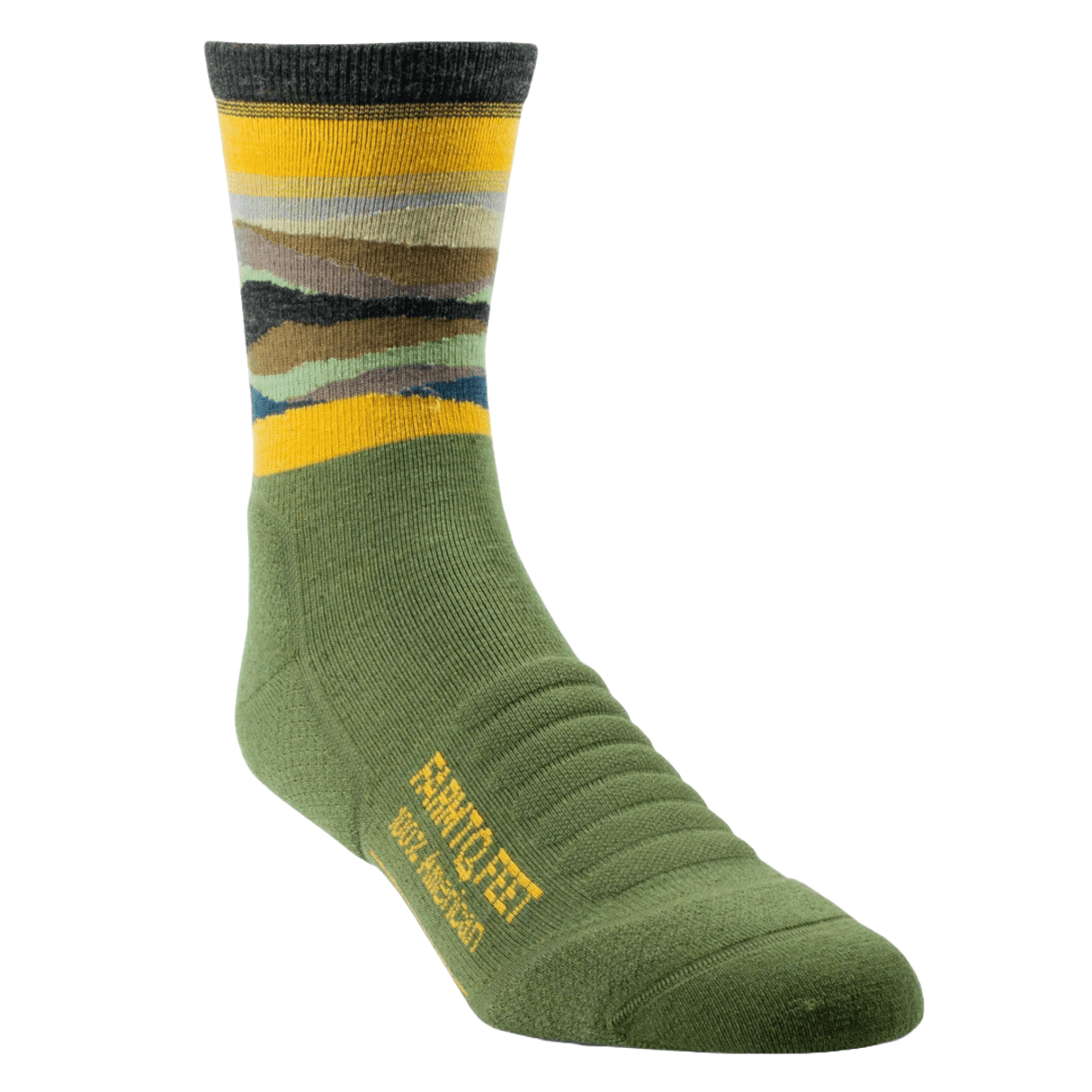 Farm to Feet American Trail Max Patch Light Targeted Cushion 3/4 Crew Sock